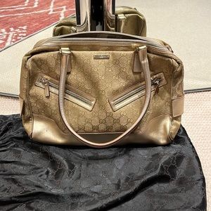 Gold Gucci Purse